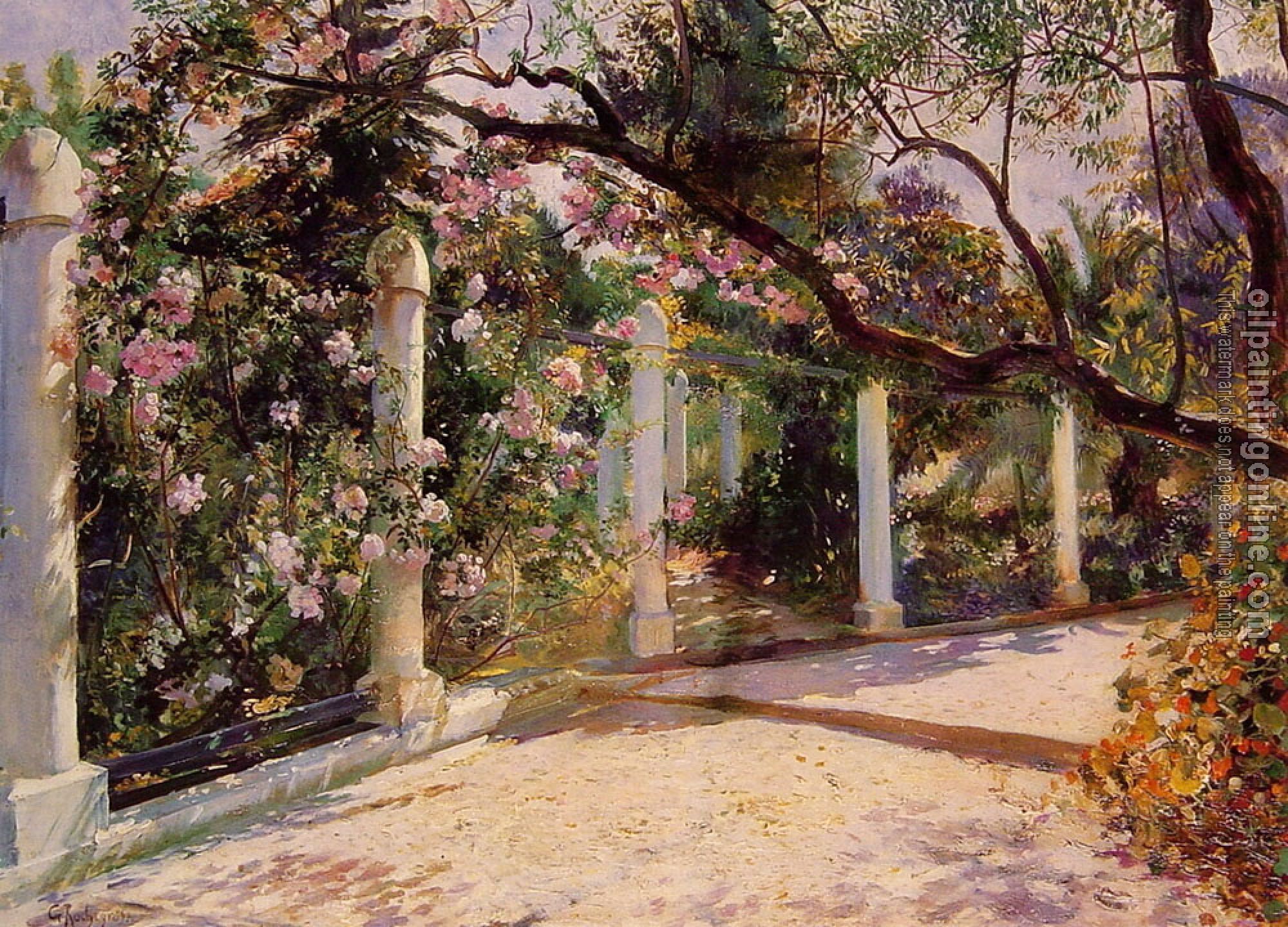 Georges Antoine Rochegrosse - Almond Trees Algiers